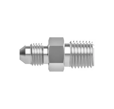 SSP J16C 1" Male Connector SAE 37° Flared 316 Stainless Steel NPT Thread - Image 1 of 2