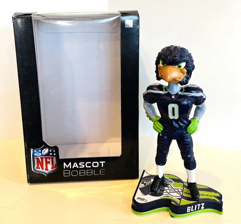 Seattle Seahawks 2013 Blitz The Mascot Bobblehead FOCO Cover