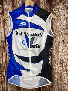 VOLER Women’s Tri Valley Cycle Cycling Bicycle Full Zip Vest Jersey Size Medium - Picture 1 of 4