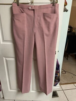 VNT 70s Jaymar Sansabelt Pants Lot of 7 Pairs Men's Size 38x29 Slacks Red Golf - Image 1 of 4