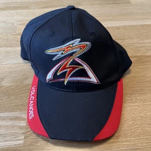 Salem-Kaiser Volcanoes Hat Cap Adjustable Baseball Black Red Minor League MiLB - Picture 1 of 12