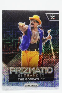 2024 Prizm WWE The Godfather Prizmatic Entrances #8 MOJO Prizm 17/25 RARE NICE - Picture 1 of 2