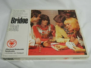 NIB Vintage Bridge Set D-7022 7427 - ACE Playing Card Company - Germany - Picture 1 of 5