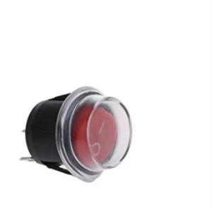 Marine 12V 6A 2-Pin ON-Off SPST Round Rocker Toggle Switch + Waterproof Cover - Picture 1 of 5