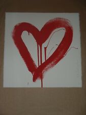 Mr. Brainwash Love HeART art print poster signed Valentine's Day urban