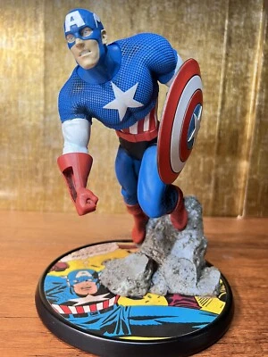 CAPTAIN AMERICA NEW 🔥 Collectible Figurine 10.6” – Marvel Comics - Image 1 of 4