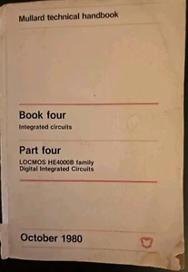 Mullard Technical Handbook - Book 4. Integrierte Schaltungen. LOCMOS HE4000B Family. - Bild 1 von 3