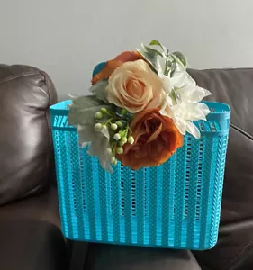 Picnic/ Easter Basket. Sky Blue - Picture 1 of 9