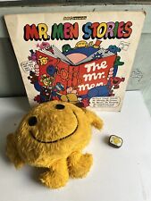 Vintage Mr Men Stories Vinyl LP and Mr Funny Soft Toy And Miniature Tin.
