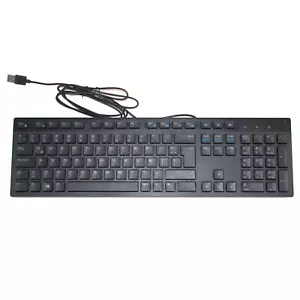Dell KB216 Black Spanish Latin QWERTY USB Wired Keyboard 0F2JV2 F2JV2 - Picture 1 of 7