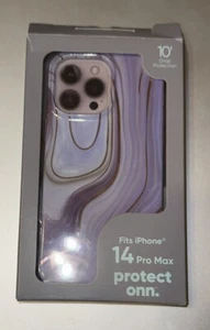 Protect Onn Purple Marble Handyhülle für iPhone 14 Pro Max - Bild 1 von 2