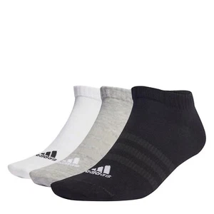 Adidas Kids Thin And Light Sportswear Low Cut Socks 3 Pairs Trainer Lightweight - Picture 1 of 1