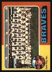 1975 Topps Mini #589 Clyde King EX/EX+ Braves MG 606530 - Picture 1 of 2