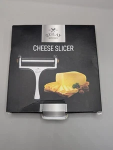 Zulay Wire Cheese Slicer With Adjustable Thickness For Soft & Semi-Hard Cheeses - Picture 1 of 3