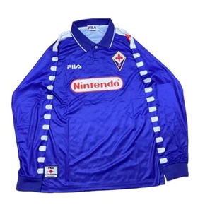 Fiorentina | Men’s Large Retro Nintendo Long-Sleeve Jersey - Picture 1 of 7