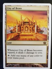 1x City of Brass (8th Edition, Card #322) used: lightly played