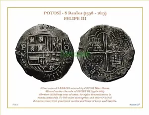 Foglio #5 dell'Album MONETE DI POTOSI MINT/ 8 REALES (1598 - 1617) Felipe III - Foto 1 di 2