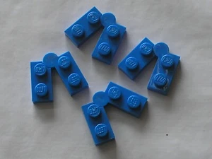 4 x Charniere LEGO blue hinge plate 2429 2430 / Set 10221 6986 6351 6456 ... - Imagen 1 de 1
