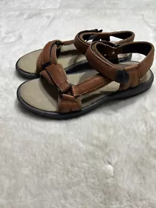 Teva River sport brown leather sandal women size 7 - Picture 1 of 7