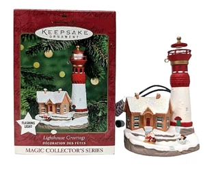 Hallmark 2000 Lighthouse Greetings #4 in Series Magic Light Keepsake Xmas NIB - Picture 1 of 2