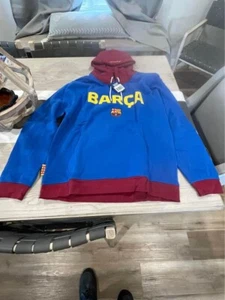 Barcelona Herren Hoodie 2XL Neu mit Etikett - Beuteltasche. Verstellbare Kapuze mit Teammotto. - Bild 1 von 4