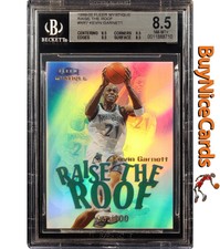 1999-00 Kevin Garnett Fleer Skybox Mystique Raise The Roof /100 #RR7 BGS 8.5