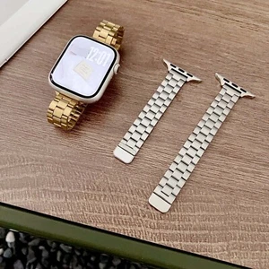 Für iWatch Series 10/9/7/5/4/3/1/SE/Ultra Verstellbares Magnetisches Metallband Band - Bild 1 von 17