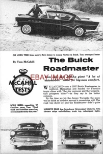 1957 Buick ROADMASTER RIVIERA Vintage McCahill Motor Car Road Test Report 719/77 - Picture 1 of 1