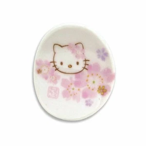 Japanese Pattern Hello Kitty Sakura Chopstick Rest Hashioki Face From Japan - Picture 1 of 5