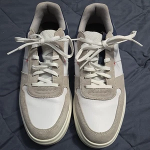 FootJoy Contour Freizeitschuhe Herren Größe 10 weiß grau blau VersaTrax Golf 54374 - Bild 1 von 6