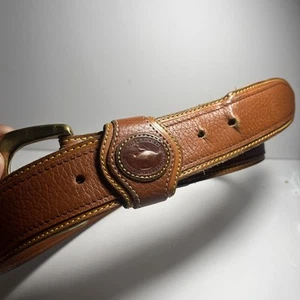 Dooney And Bourke All Weather Leather Womens Belt Size S 26/28 Brown - Picture 1 of 8