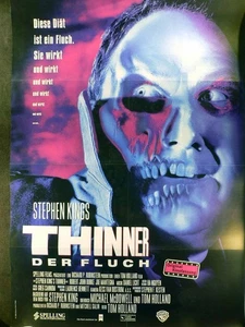 Stephen Kings Thinner - Der Fluch - Videoposter A1 84x60cm gefaltet (R) - Picture 1 of 1