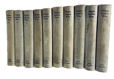 Heinrich Heine Sämtliche Werke (1911) 10 Volume Complete Set - German Literature - Image 1 of 4