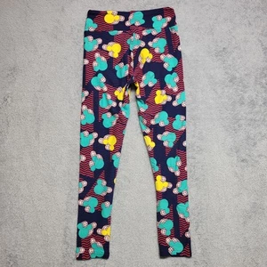 Lularoe Disney Leggings Damen OS (2-10) Mickey Mouse Mehrfarbig Retro Freizeit - Bild 1 von 11