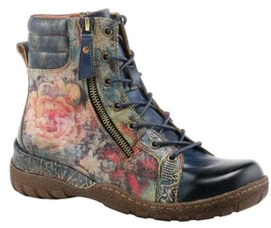 Stivaletti L'artiste Jadeite-NM passo primaverile taglia 40 US 9 donna come nuovi RARI - Foto 1 di 11