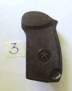 Sowjetische Ära Original authentische braune Faser Makarov Pistolengriffe UdSSR Gewehr № 3 - Bild 1 von 6