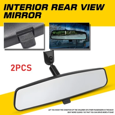 Espejo retrovisor interior central delantero para Jeep SJ y serie J 1975 1976-1991 2X Foto 1 de 4