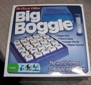 Big Boggle Classic Edition Dice Word Game Hasbro Complete - Picture 1 of 9