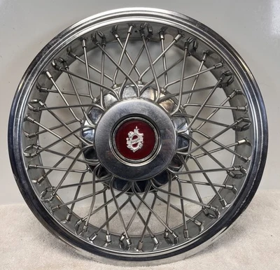 单件 1983 - 1986 年 Oldsmobile Cutlass Ciera 14 英寸线辐轮毂盖车轮盖 — 第 1/4 张图片