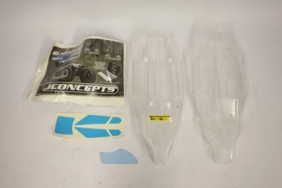 JConcepts 1:10 Buggy Bodyshells Lot – Clear Lexan with Window Masks & Decals - Image 1 of 2