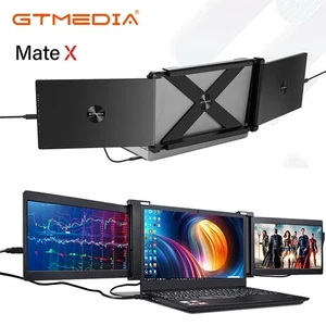 2* 11.6" Dual Portable Monitor Triple Screen FHD IPS Screen Extender for Laptops - Picture 1 of 15