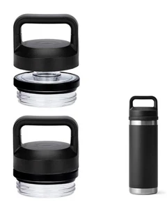 2 Pack Chug Replacement Lid Cap Yeti Rambler 18-64 oz Leak Proof BPA Free - Picture 1 of 6