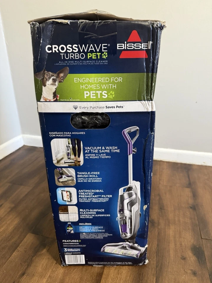 BISSELL CrossWave Purple Pet Pro All-in-One WetDry Vacuum Cleaner - Image 1 of 3