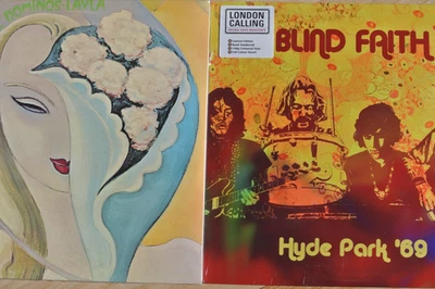 DEREK & THE DOMINOES Layla & Other Love Story 2-LP + BLIND FAITH Hyde Park'69 LP - Image 1 of 3