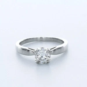 Verlobungsring Vintage Platin 1,40 Karat runder Lab-Grown Diamant H SI2 - Bild 1 von 18
