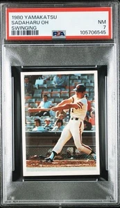 Yamaatsu Swinging Sadaharu Oh 1980 PSA 7 - Imagen 1 de 3