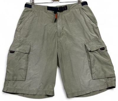 Vintage Abercrombie & Fitch Paratroops Cargo Belted Shorts Men M Green Khaki Y2K - Image 1 of 4