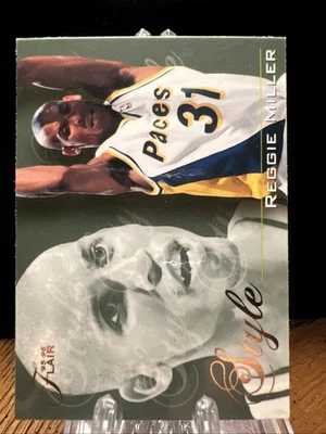 1995-96 Flair Basketball Card Reggie Miller #239 Indiana Pacers - Image 1 of 2