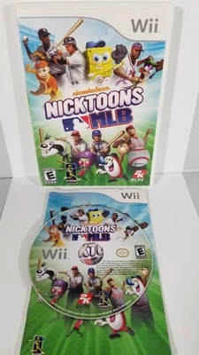 Nintendo wii Nicktoons baseball game 2011 Nickelodeon sponge bob ren stimpy vtg - Image 1 of 2