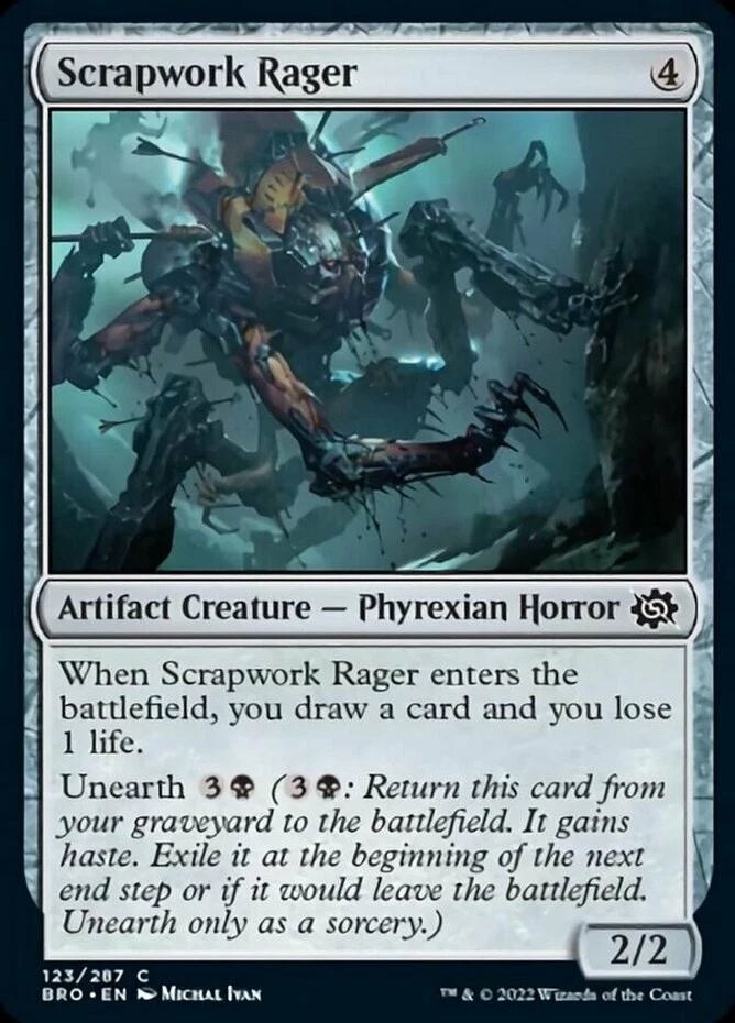 x1 Scrapwork Rager - The Brothers' War - NM - MTG - Image 1 of 1